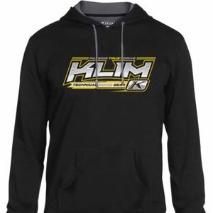 KLIM horizon athletic pullover hoodie black